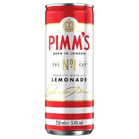 Pimm's Can & garnish