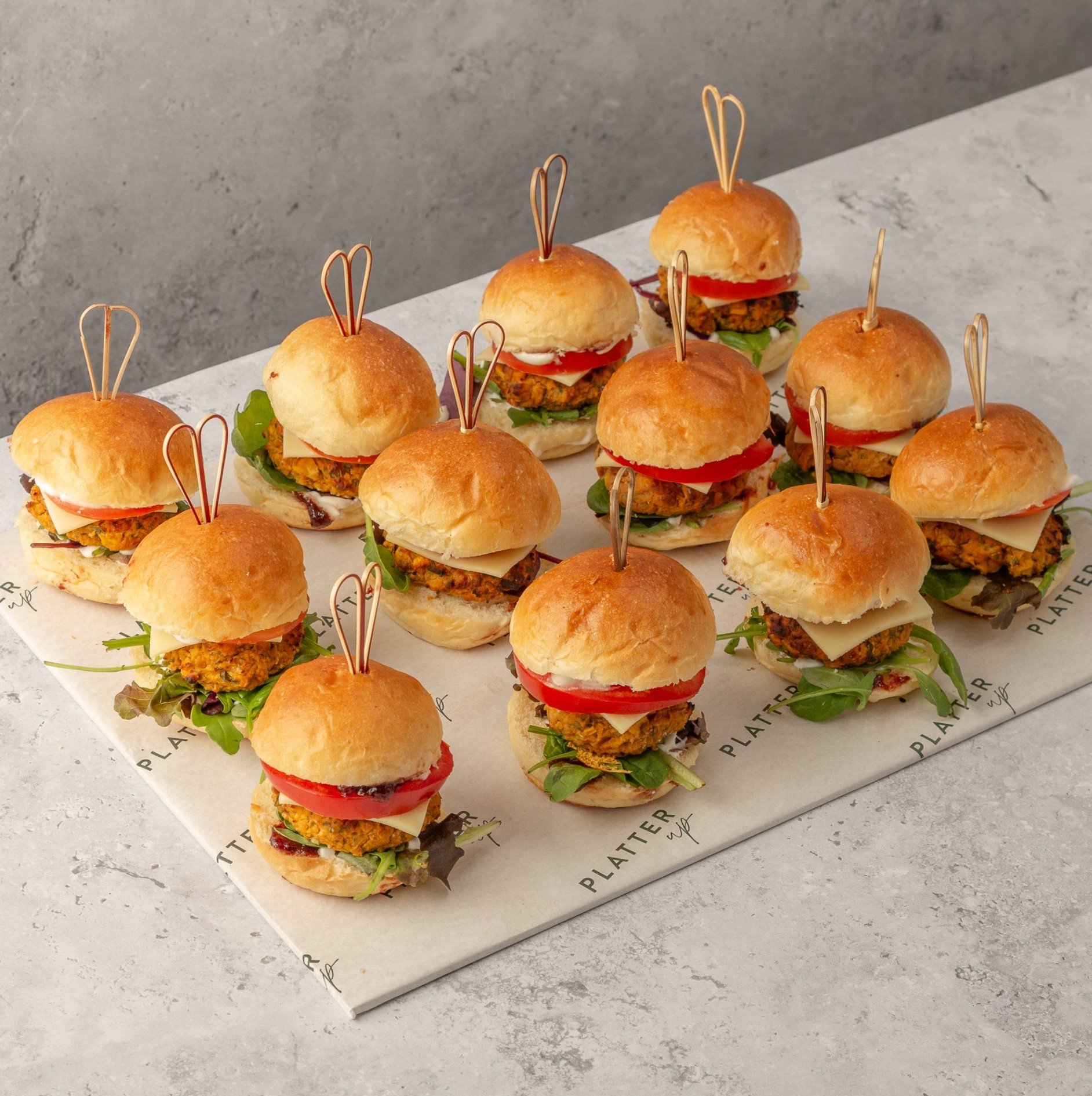 Vegetarian Sweet Potato Sliders - 12