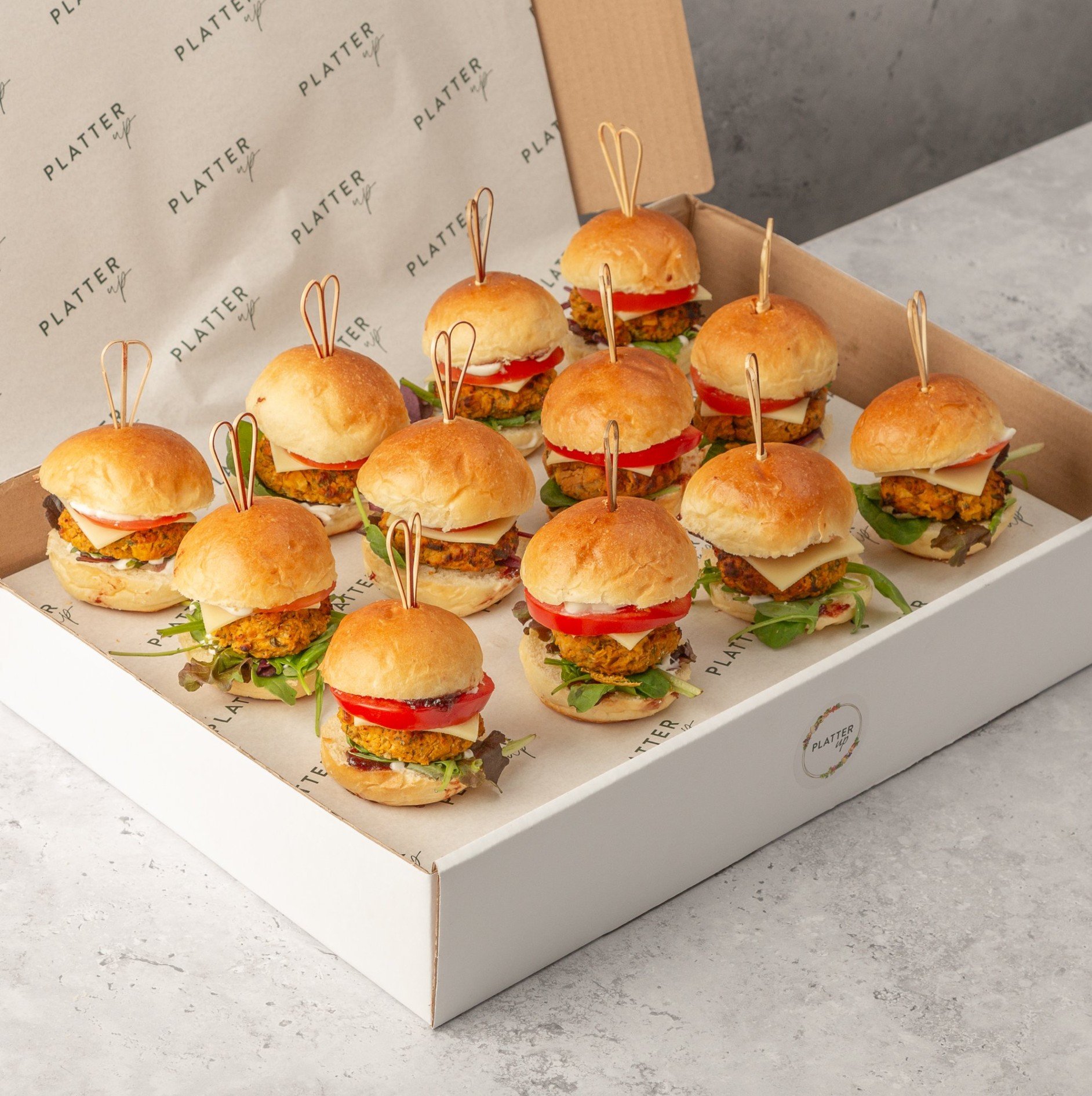 Vegetarian Sweet Potato Sliders - 12