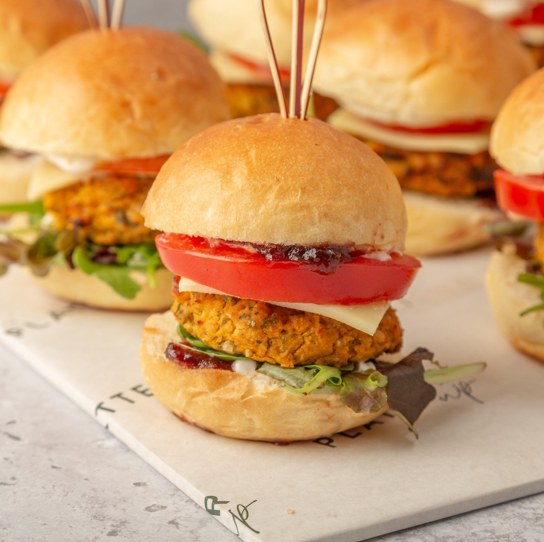 Vegetarian Sweet Potato Sliders - 12