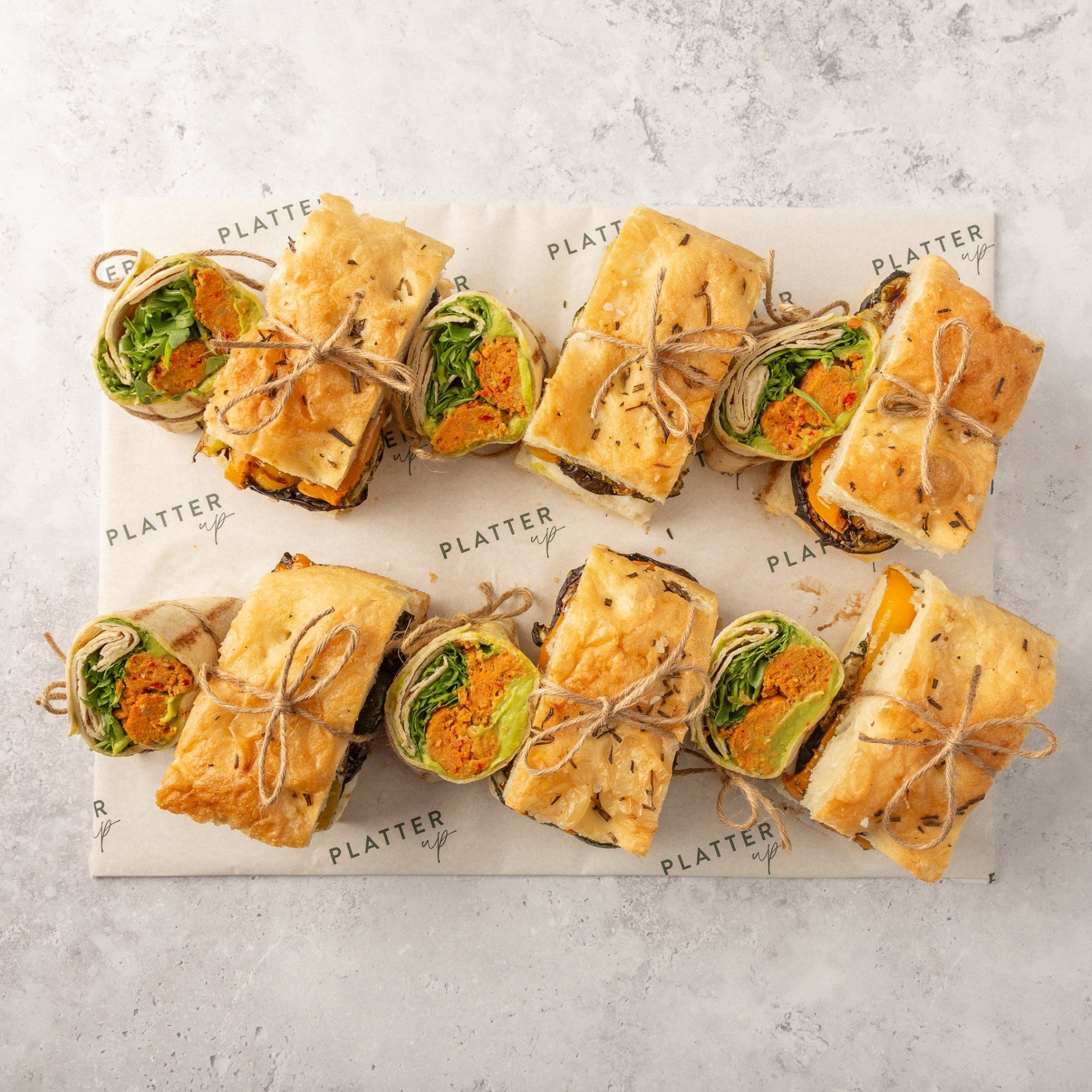 Vegetarian Sandwich Platter - 12
