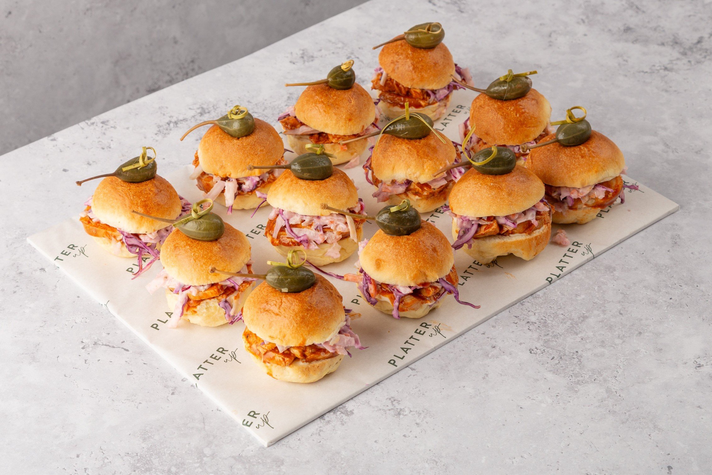 BBQ Chicken Brioche Sliders - 12