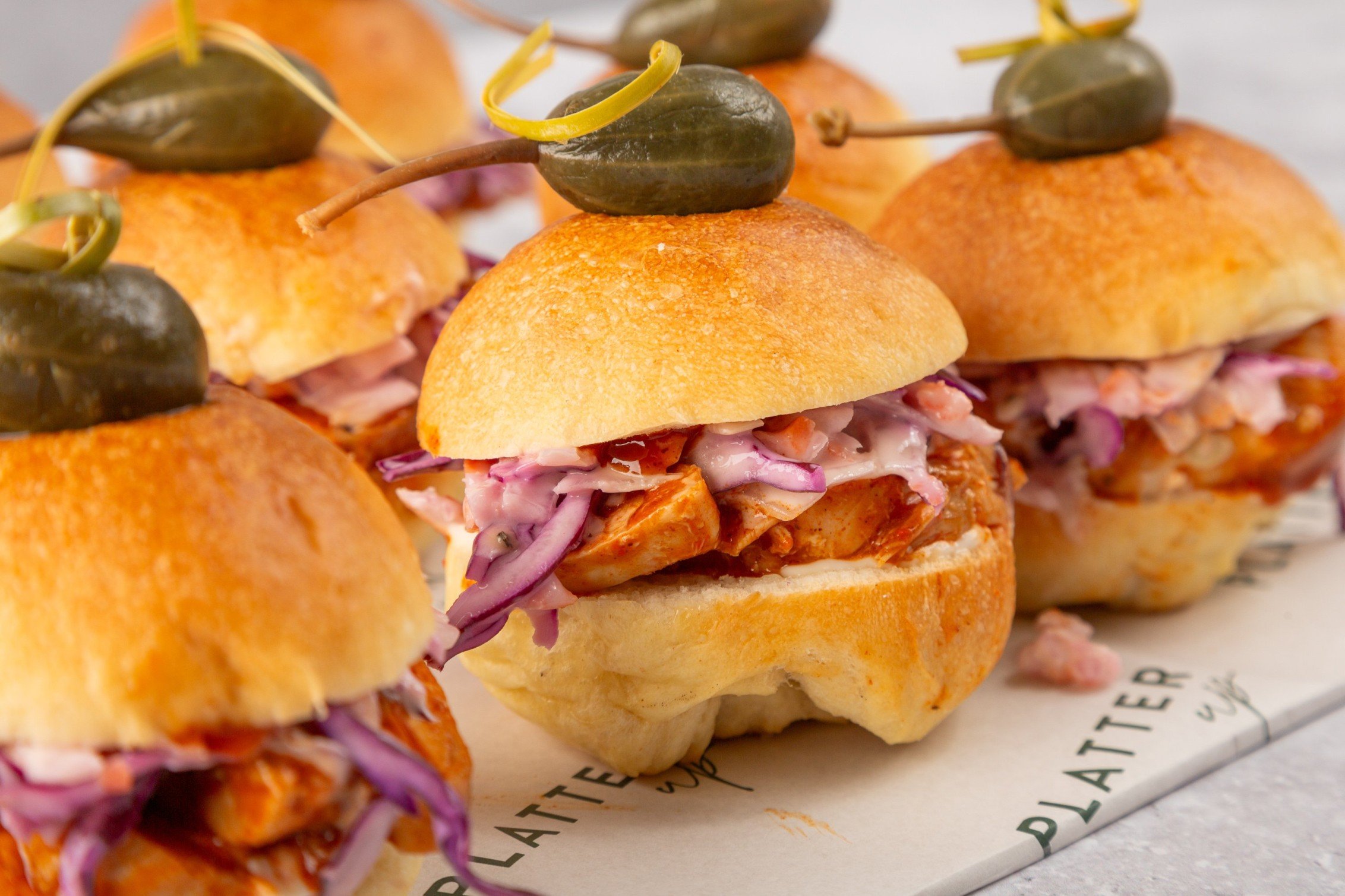BBQ Chicken Brioche Sliders - 12
