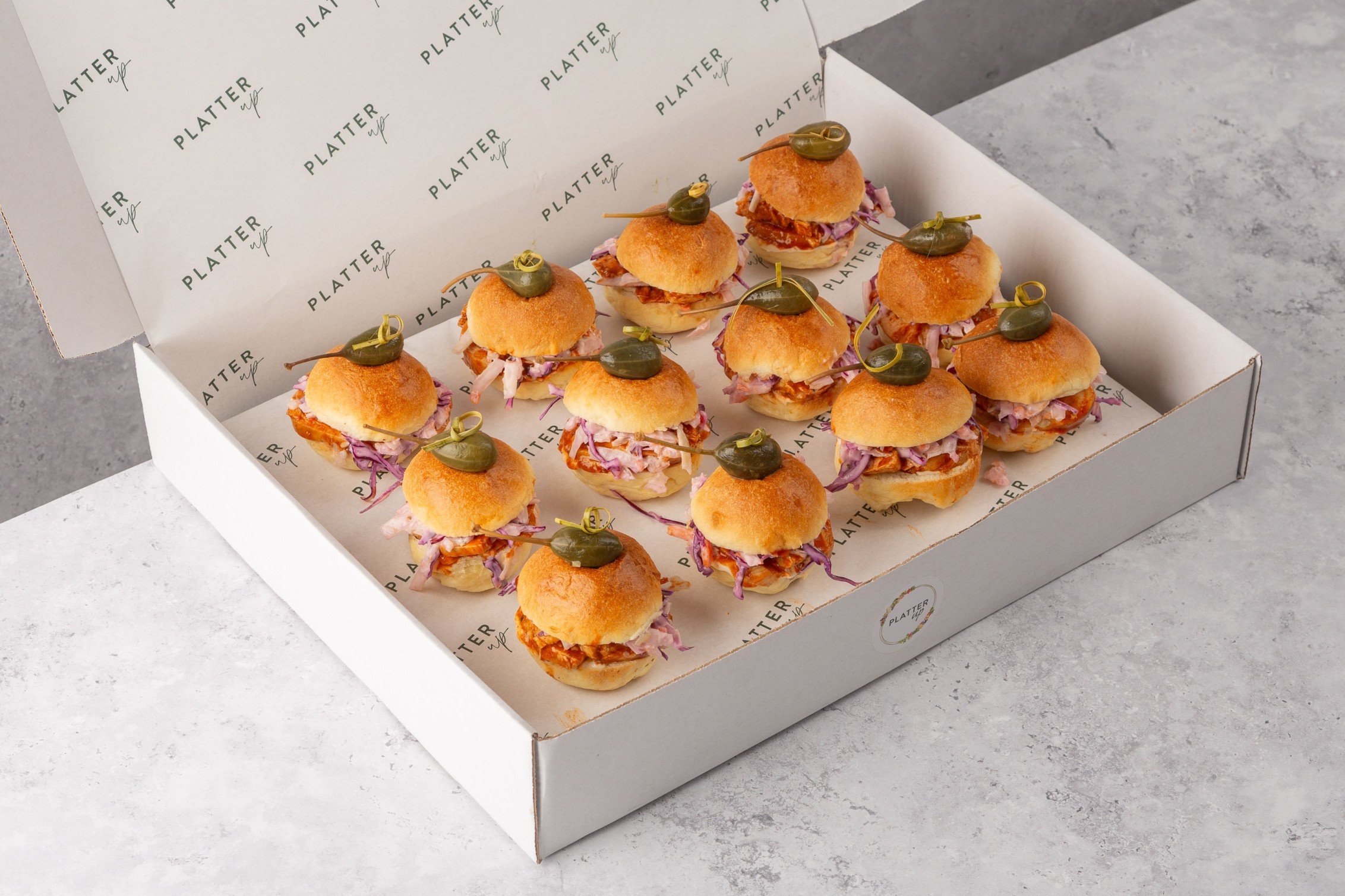 BBQ Chicken Brioche Sliders - 12