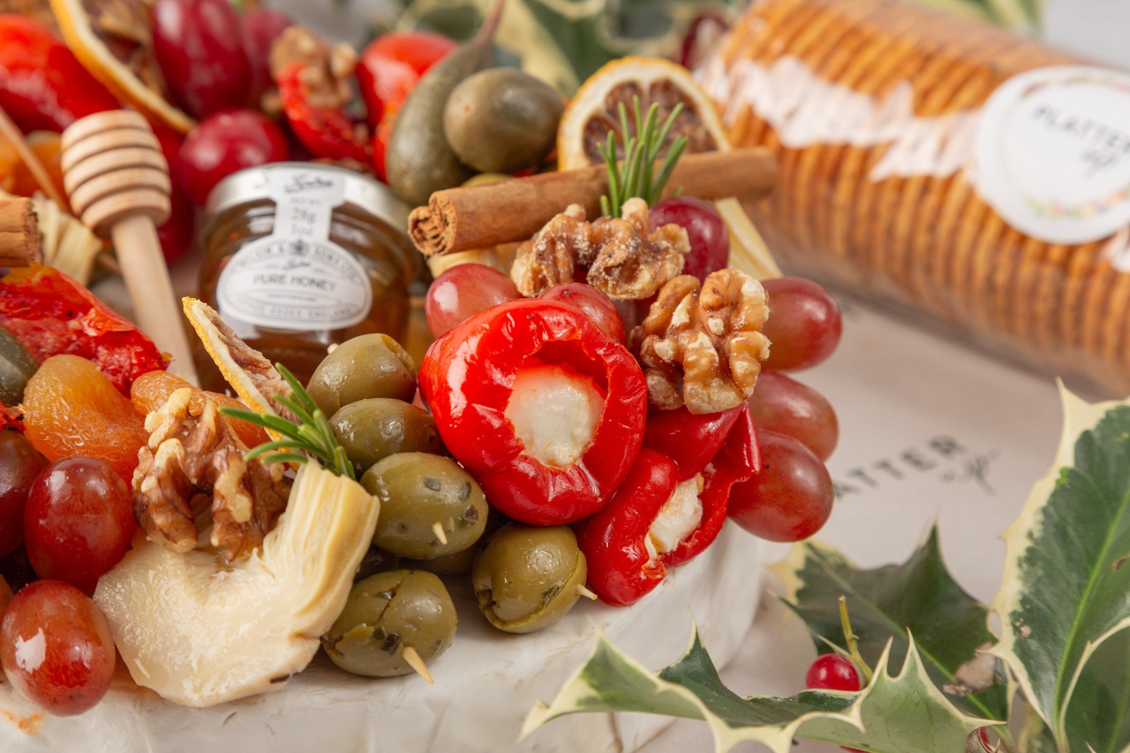 Vegetarian Christmas Brie Wreath - Feeds 12