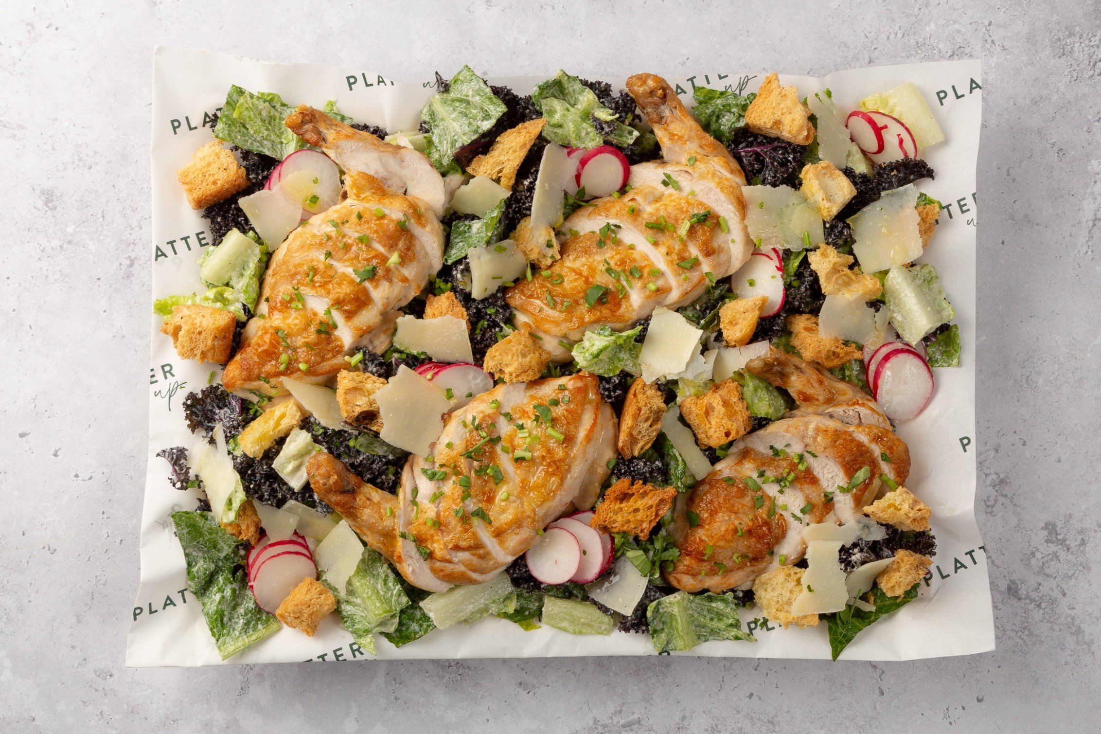 Chicken Caesar Salad Platter - Feeds 8