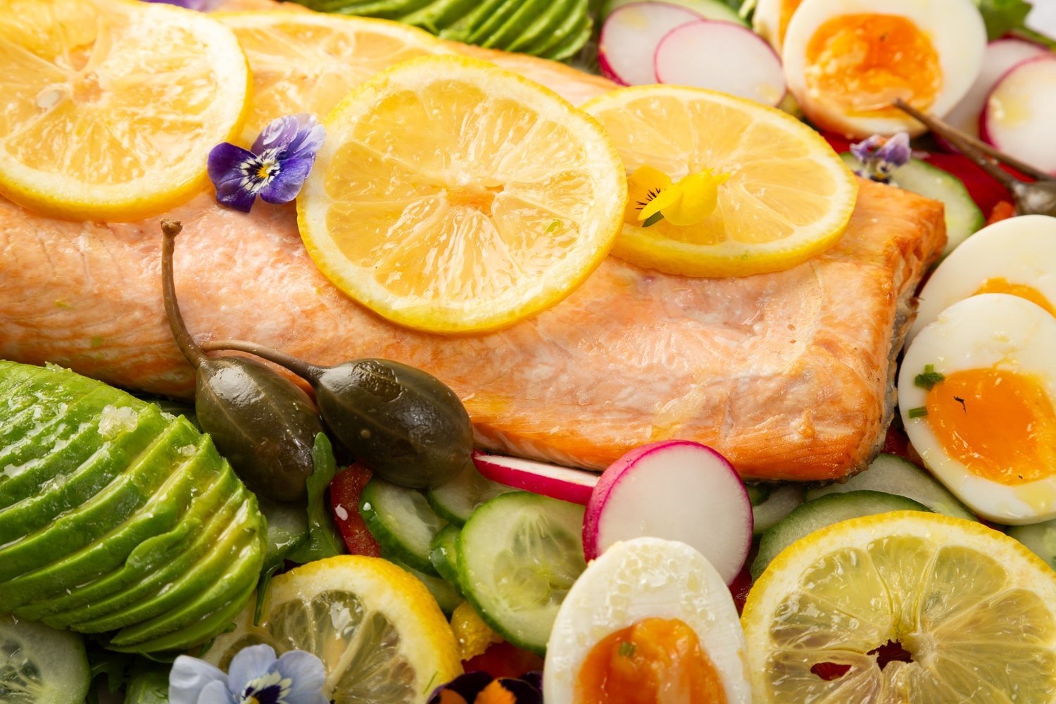 Salmon Salad Platter - Feeds 8