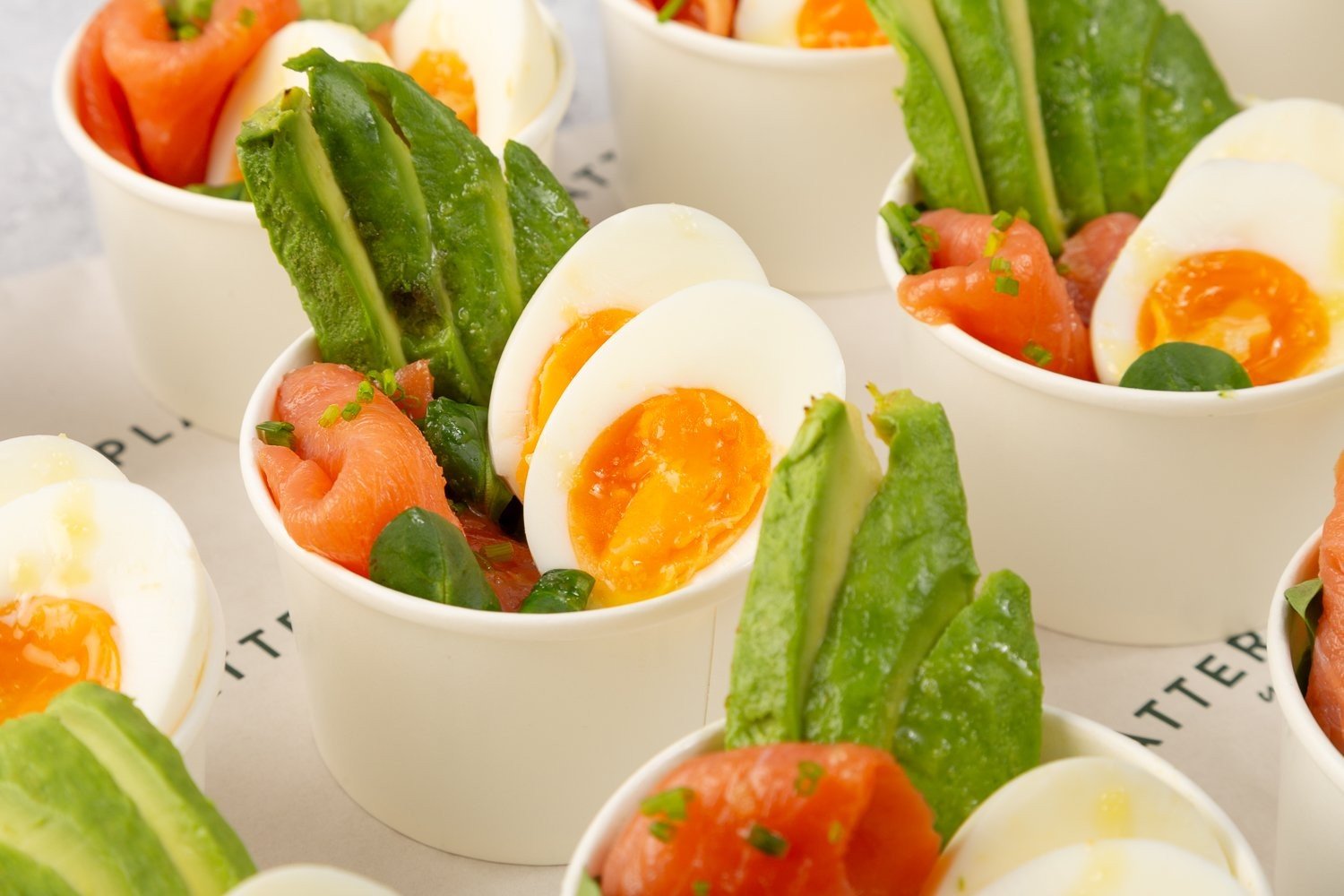Smoked Salmon, Soft-Boiled Egg and Avocado Pots - 12