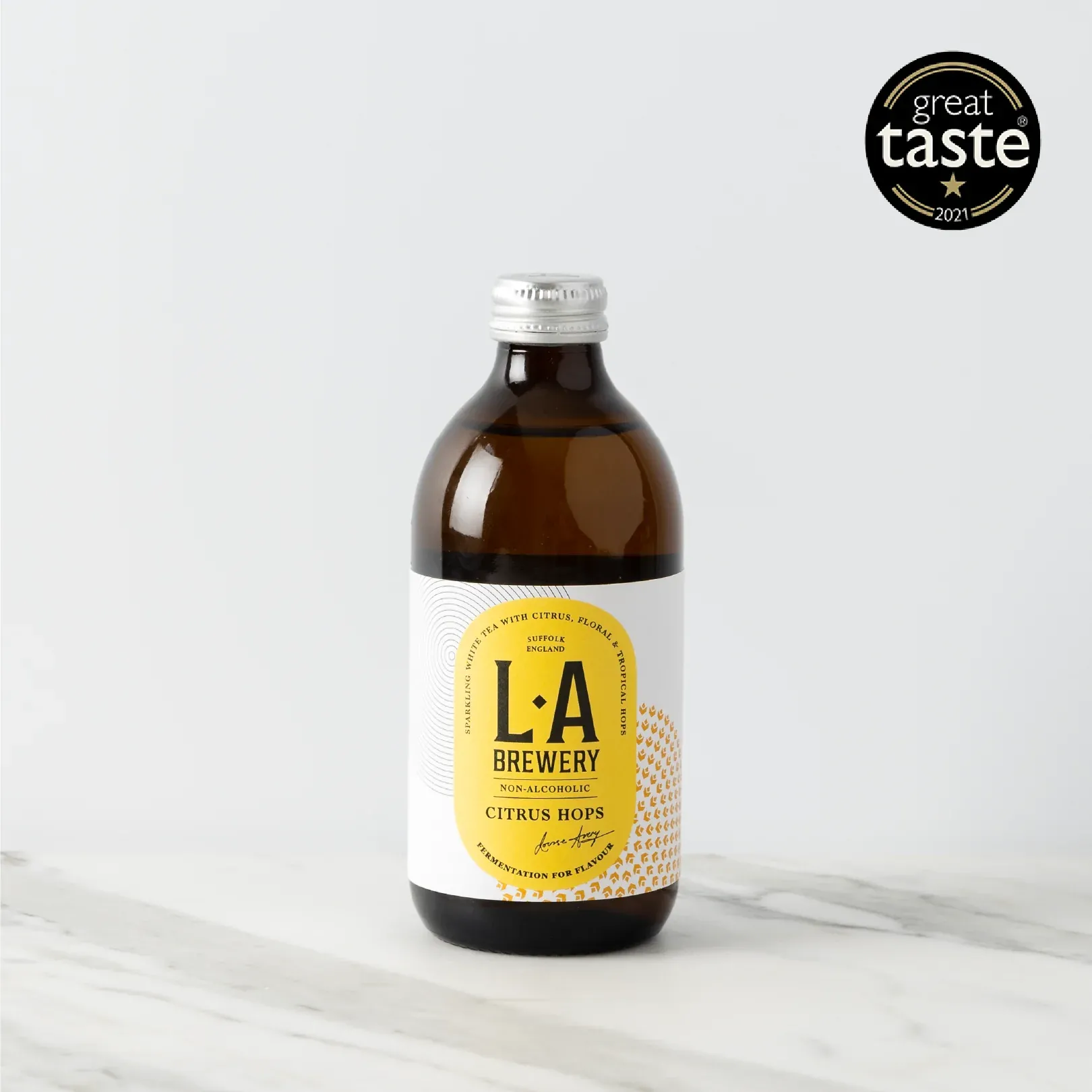 LA BREWERY Citrus Hops Kombucha - 330ml Glass Bottle