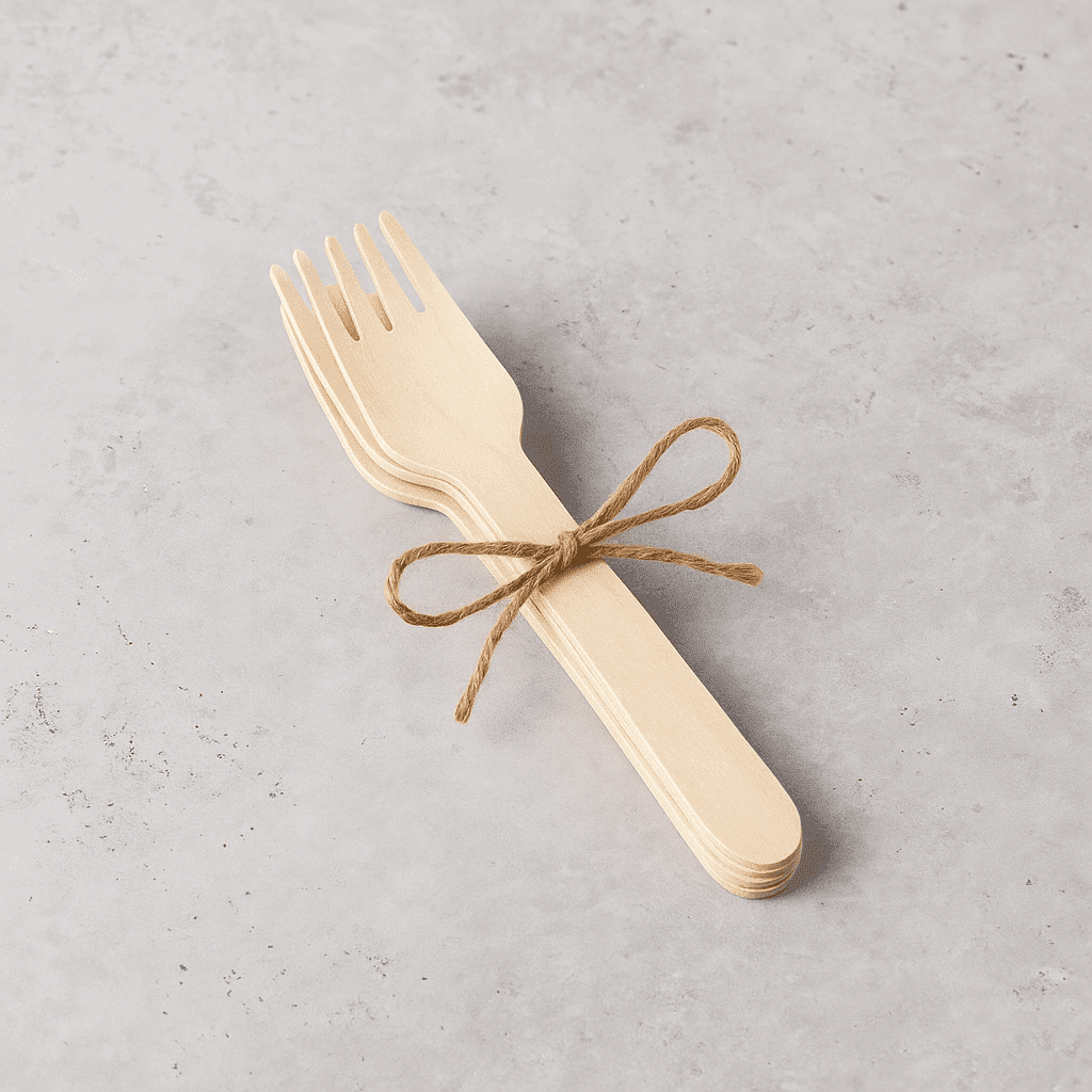 Wooden Forks - 10