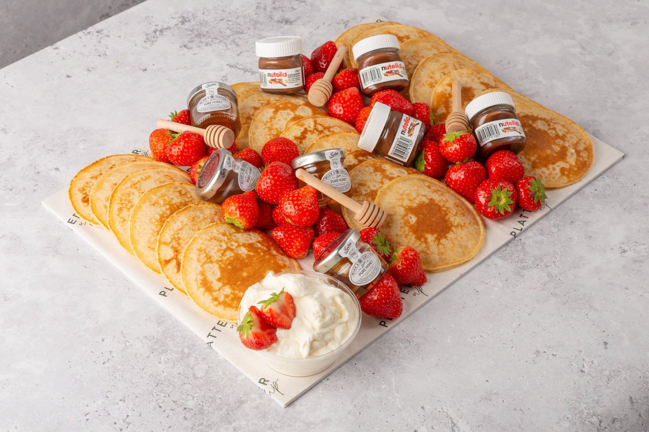 Strawberries and Cream Pancake Platter - 22  - Limited Edition
