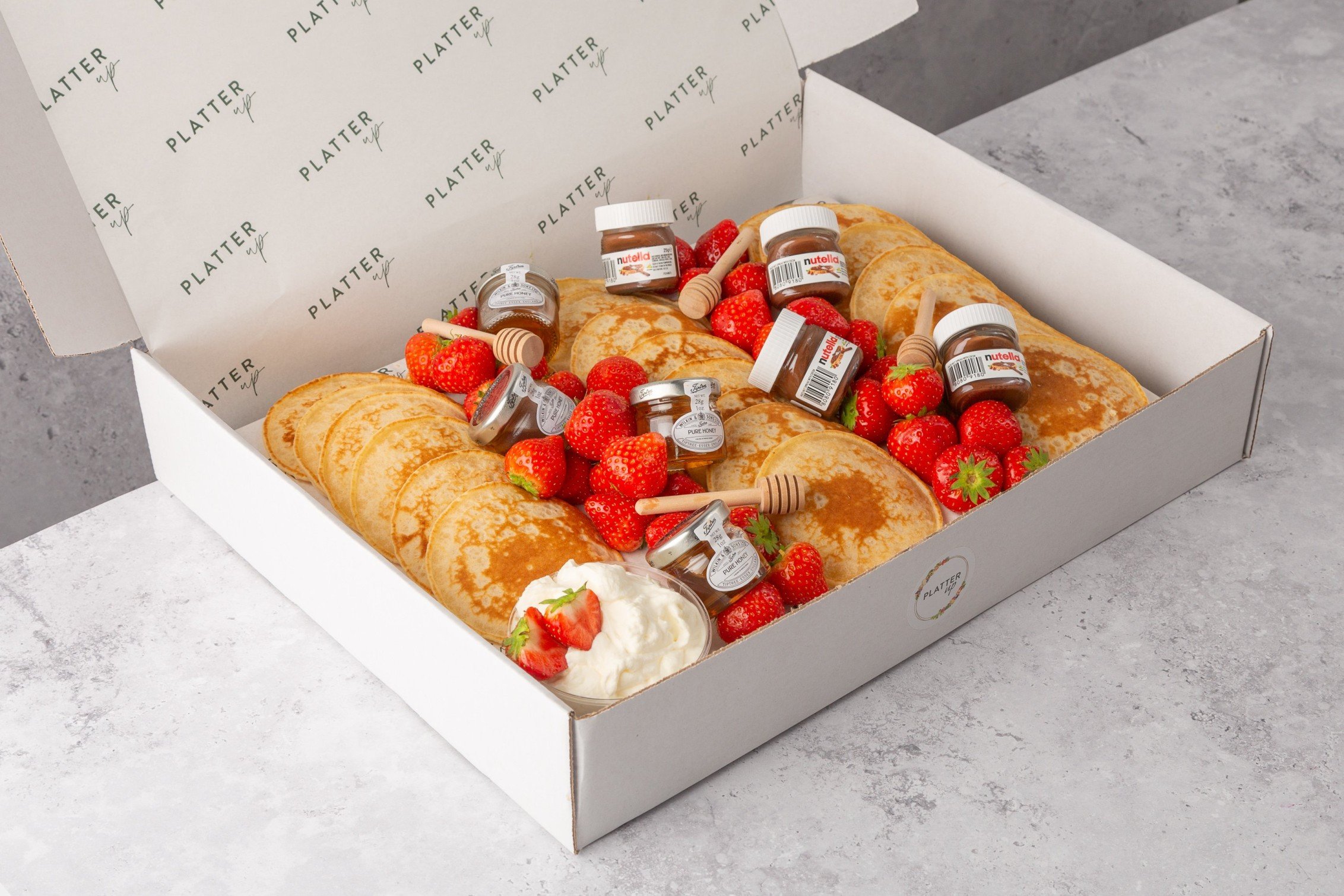 Strawberries and Cream Pancake Platter - 22  - Limited Edition