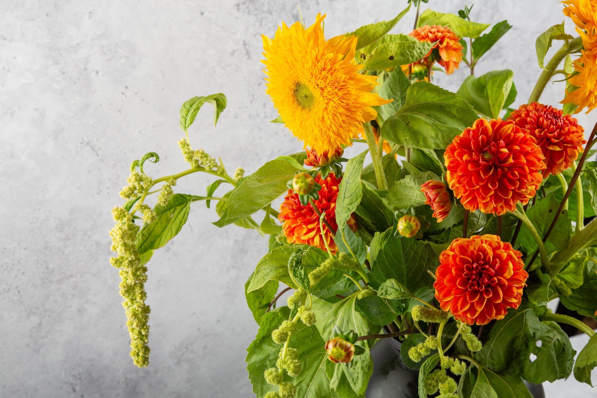 Small Floral and Foliage Displays x 2