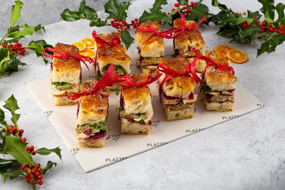 Meat Christmas Sandwich Platter