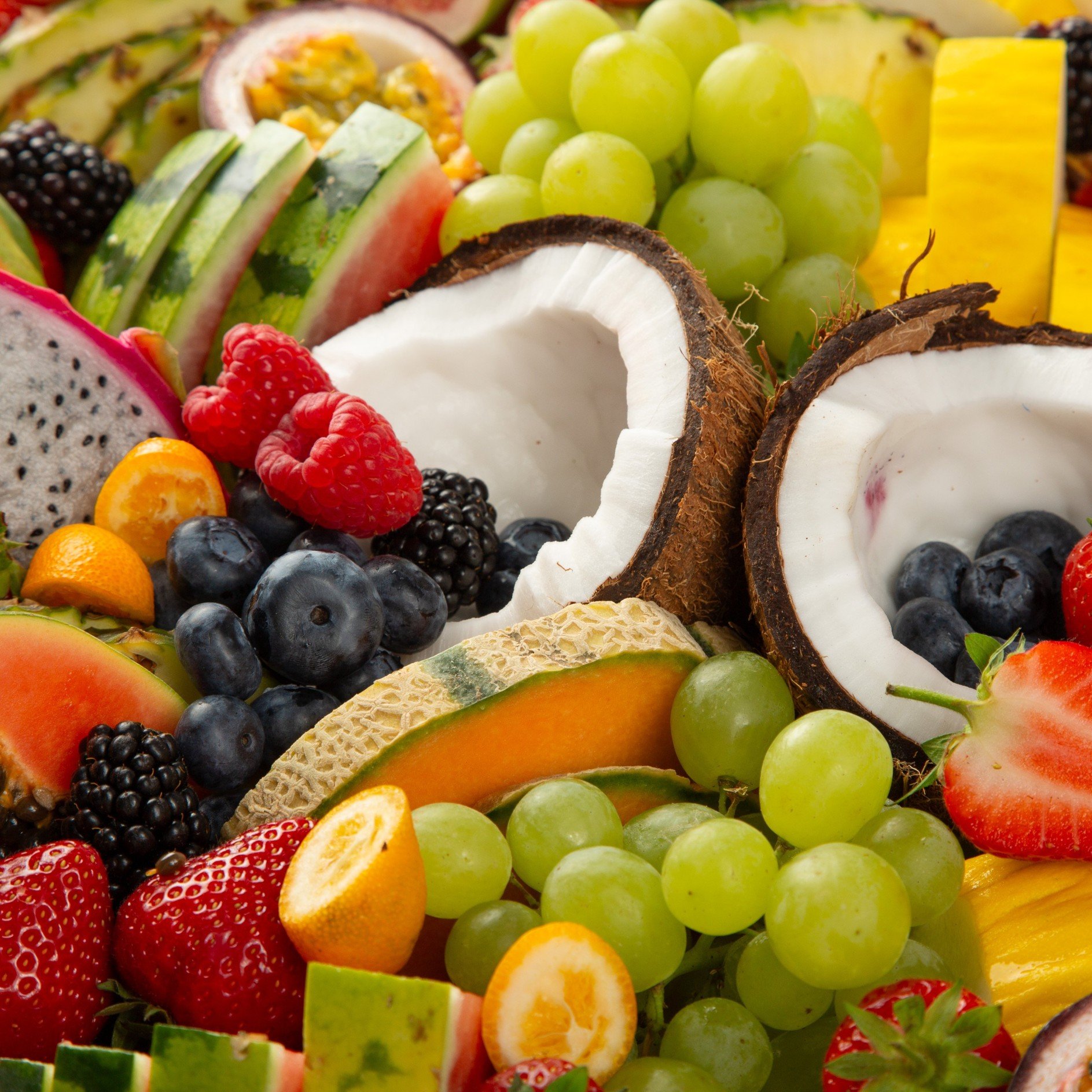 Tropical Fruits Grazing Table - choose length of table