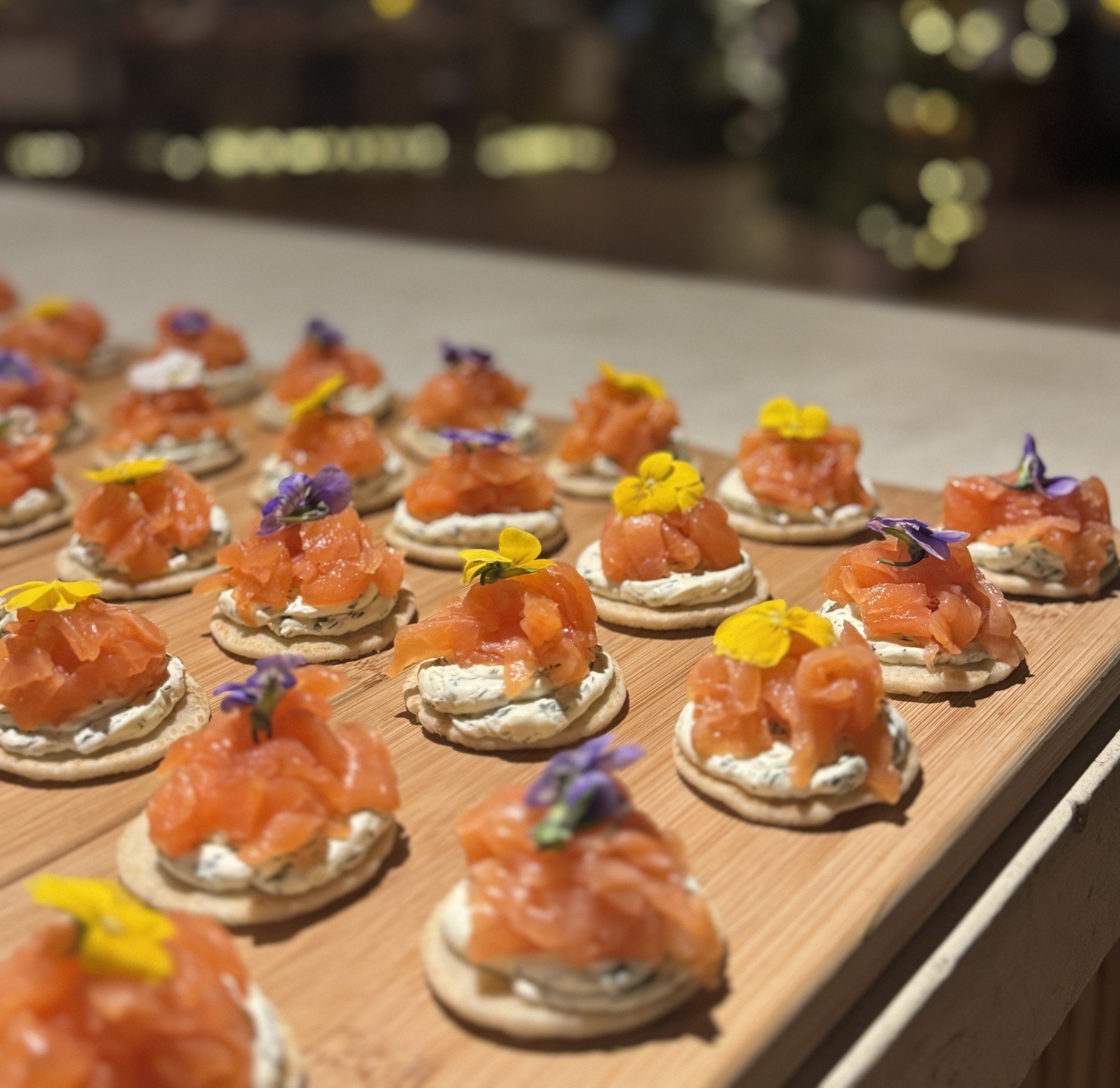 Smoked Salmon Canapes 