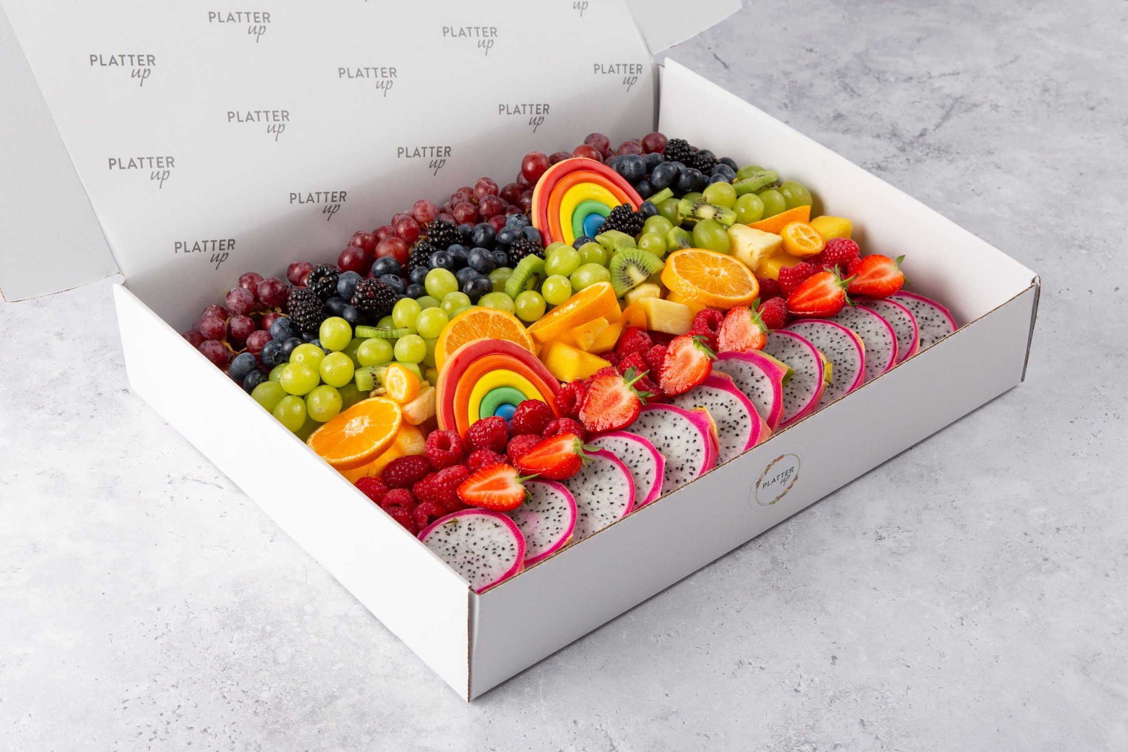 Small Pride Rainbow Fruit Platter - Feeds 10