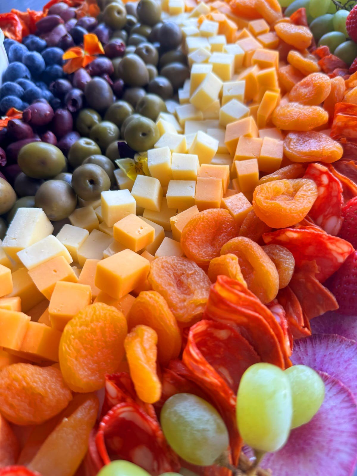 Pride Rainbow Grazing Table - choose length of table