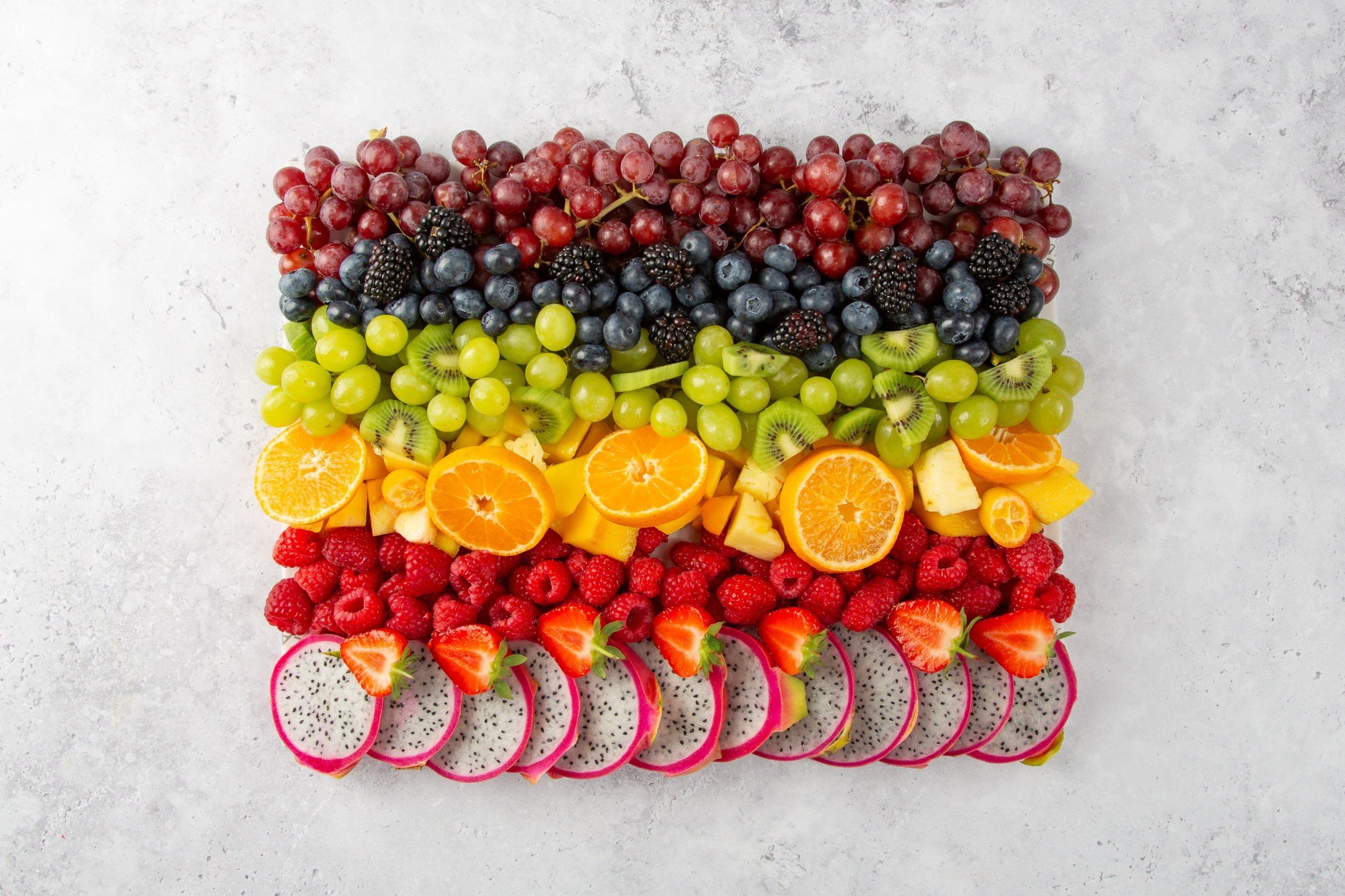 Small Rainbow Fruit Platter