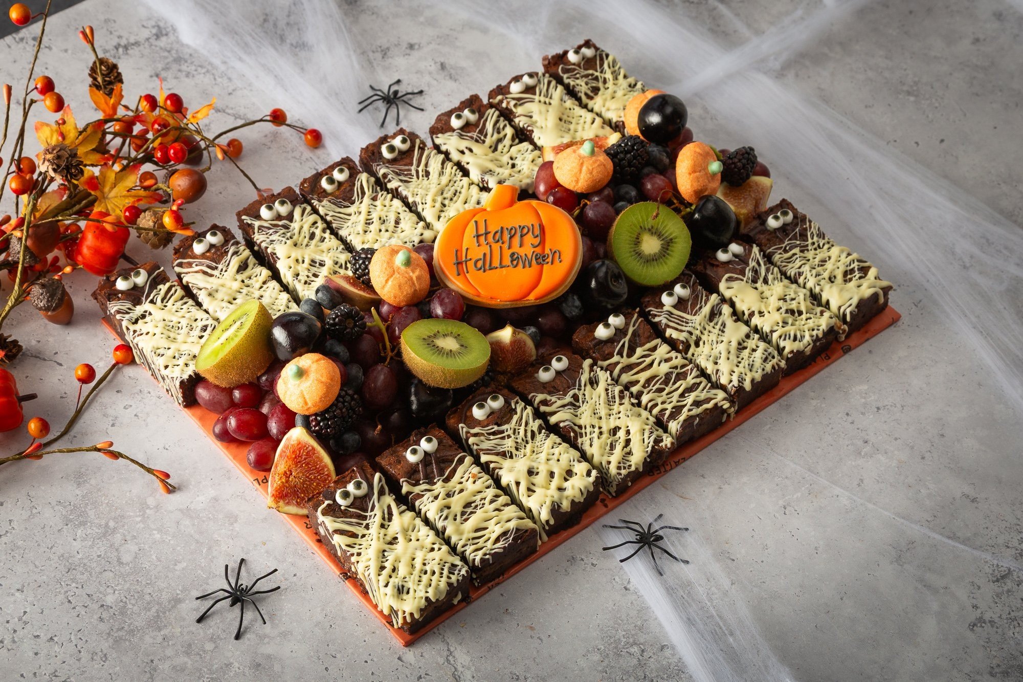 Halloween Brownie Platter - 16