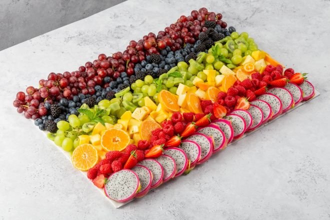 Large Rainbow Fruit Platter - Feeds 20