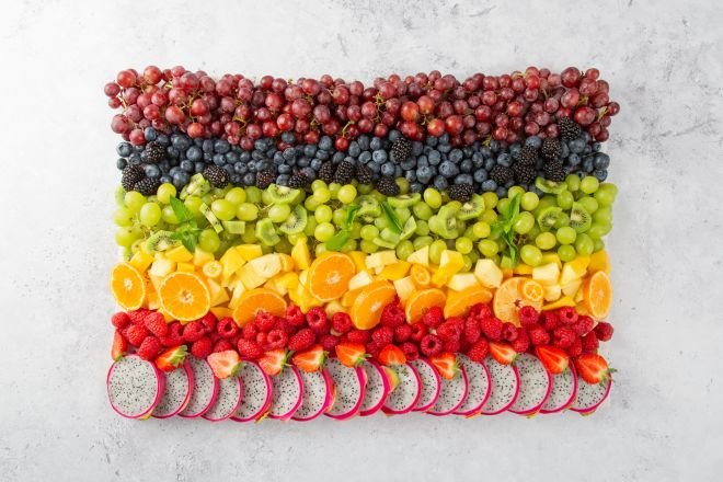 Large Rainbow Fruit Platter - Feeds 20