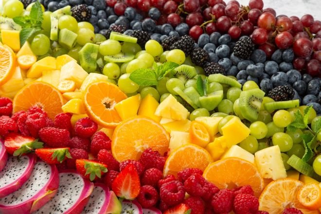 Large Rainbow Fruit Platter - Feeds 20
