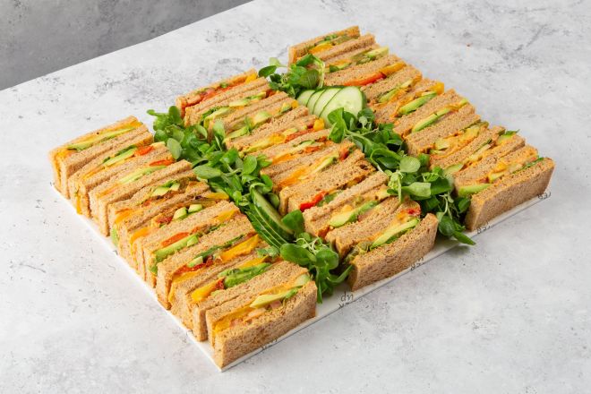 Vegan Grilled Vegetable, Hummus and Avocado Finger Sandwiches - 27