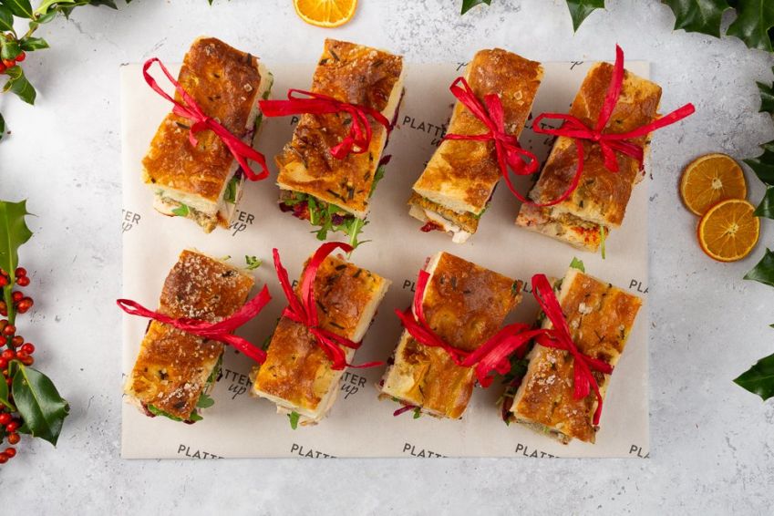 Meat Christmas Sandwich Platter