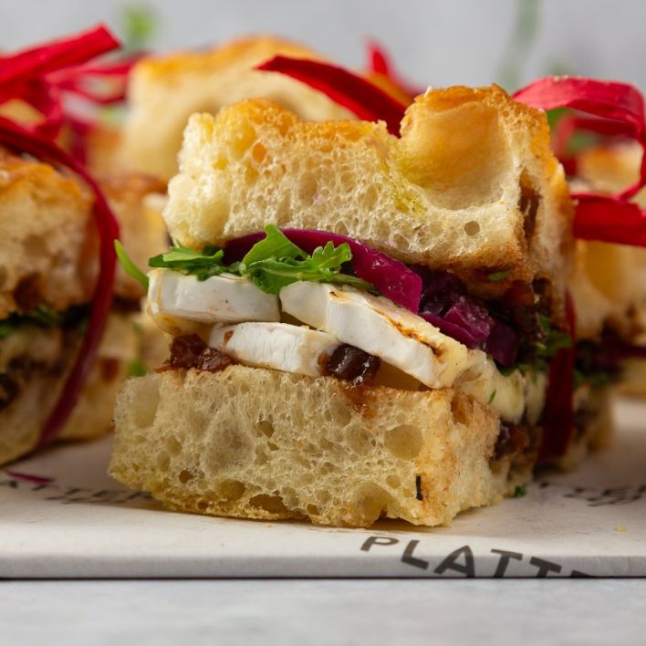 Vegetarian Christmas Focaccia Platter - 8