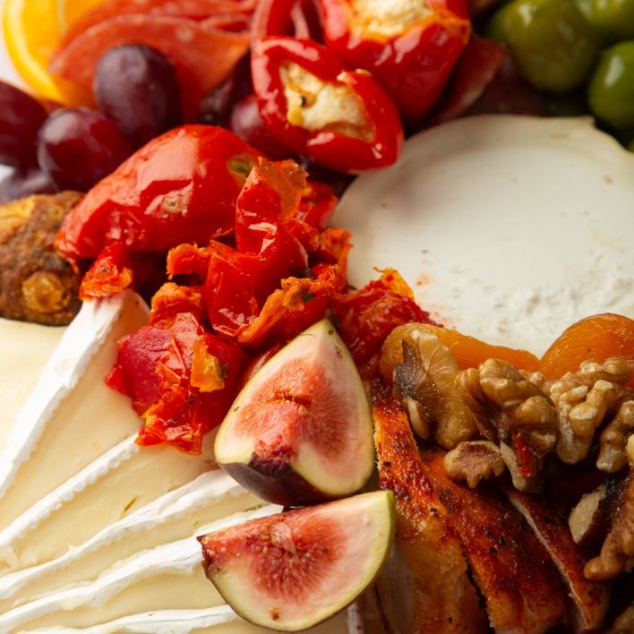 Small Pork-Free Charcuterie Grazing Platter - Feeds 7
