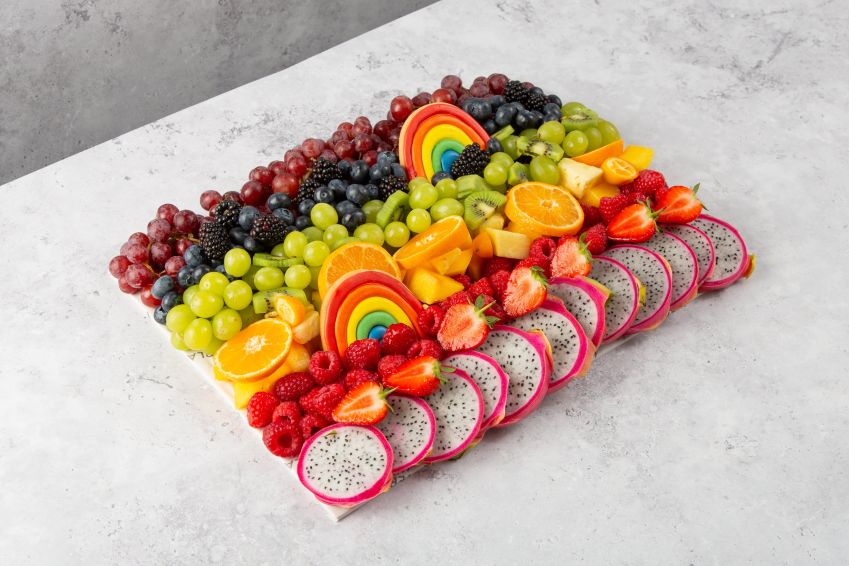 Small Pride Rainbow Fruit Platter - Feeds 10