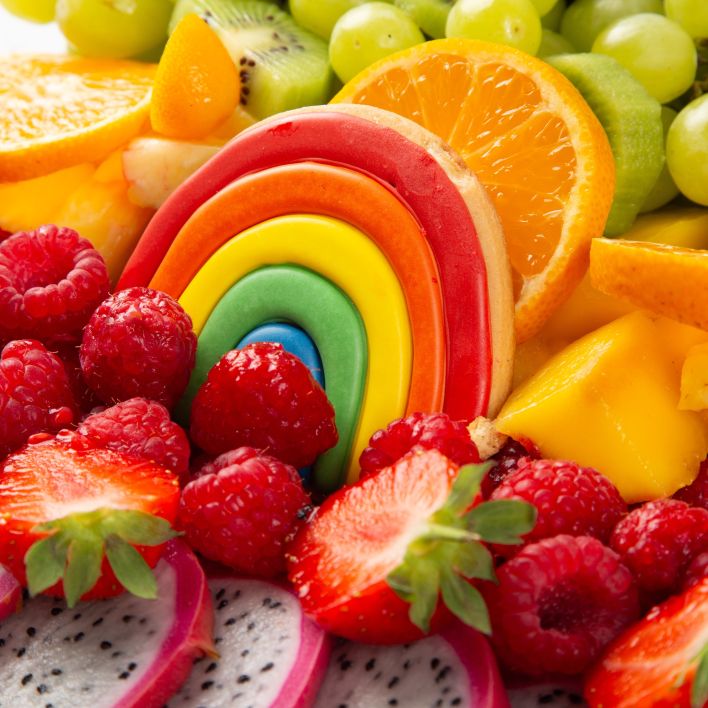 Small Pride Rainbow Fruit Platter - Feeds 10