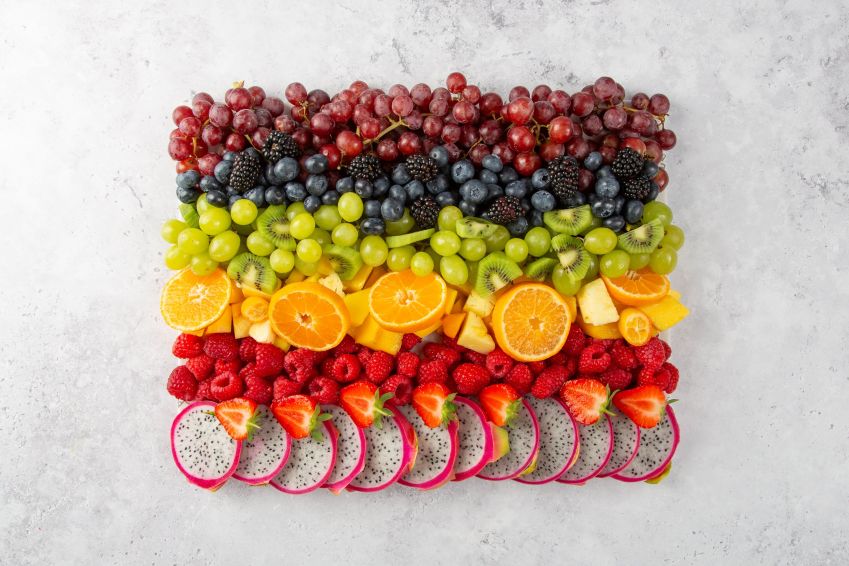 Small Rainbow Fruit Platter