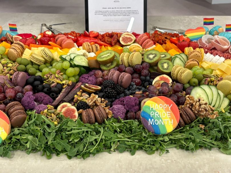 Pride Rainbow Grazing Table - choose length of table