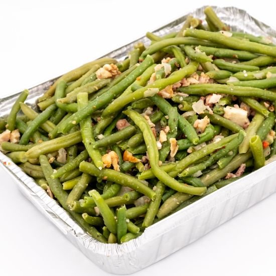 Sauteed Green Beans w/ Bacon & Onion- 1/2 Pan
