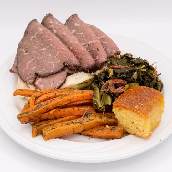 Sliced House Roast Beef Heat & Serve Dinner 