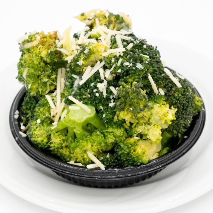 Steamed Broccoli w/ Butter & Parmesan 1/2 Pan