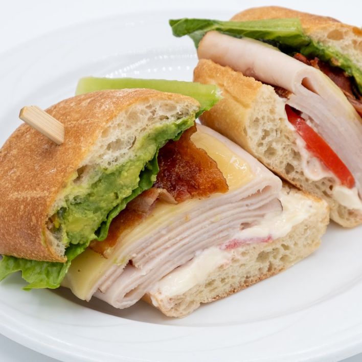 TABS - Turkey, Avocado, Bacon, and Swiss - Sandwich Tray 