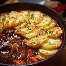 Sloppy joes with scalloped potatoes