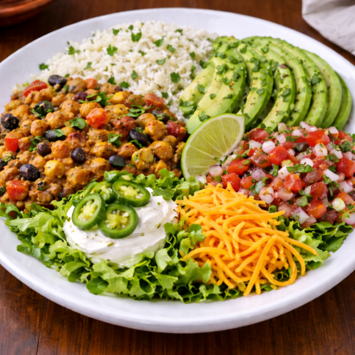 Turkey taco skillet bowl without bread