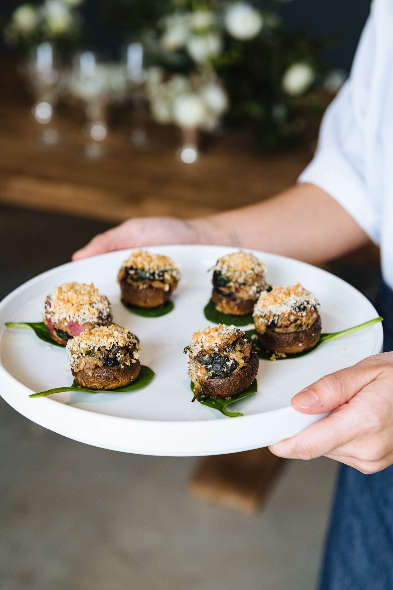 Stuffed Cremini Mushrooms