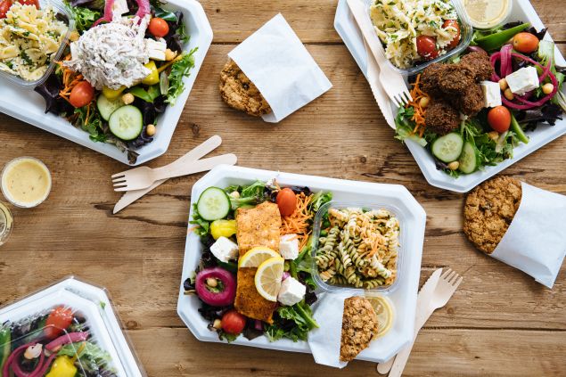 Box Set Menu Boxed Menus | Saladelia Boxed Meals Catering