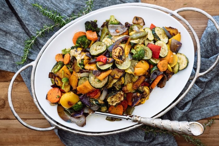 Fire-Roasted Vegetables Side