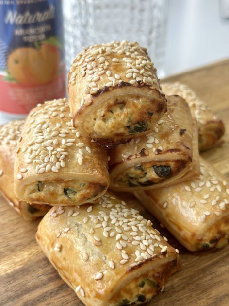 Pumpkin, Spinach & Ricotta Rolls