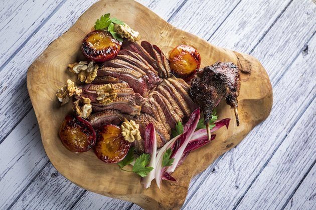 Roasted Duck Breast with Spiced Orange Sauce