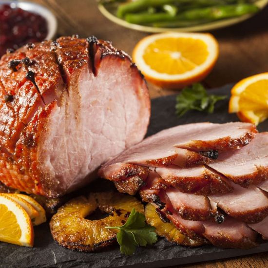 Honey Mustard Roasted Leg Ham - Approx. 10kg
