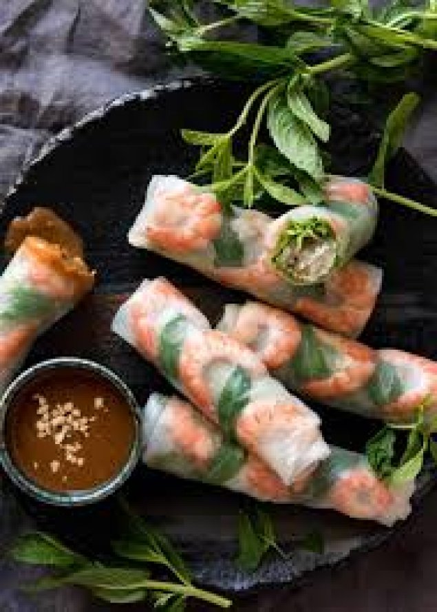 Vietnamese Prawn Rice Paper Rolls x 30 pieces