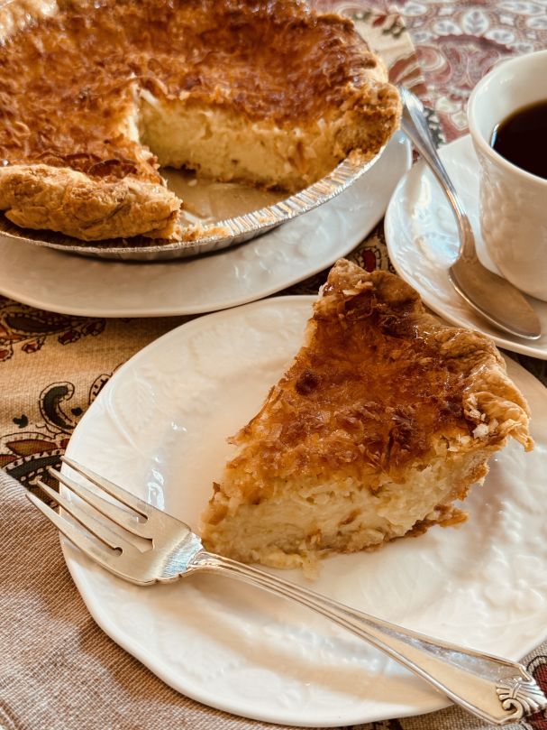 The Very Best Coconut Custard Pie