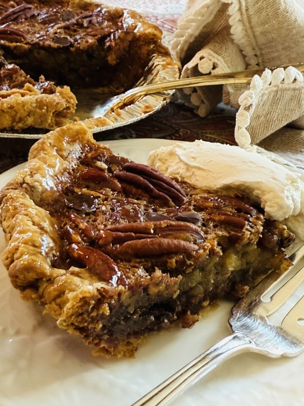 Chocolate Bourbon Pecan Pie